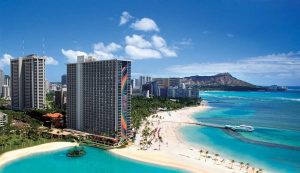 The Hilton Hawaiian Village in Waikiki is one of the most popular resorts in Hawaii