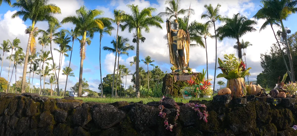 King Kamehameha Statue in Hilo Hawaii